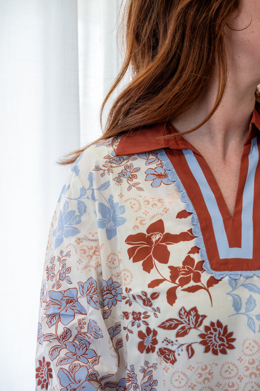 Sunday Best Floral Blouse