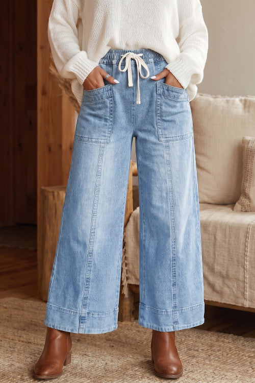 Wild & Free Drawstring Jeans