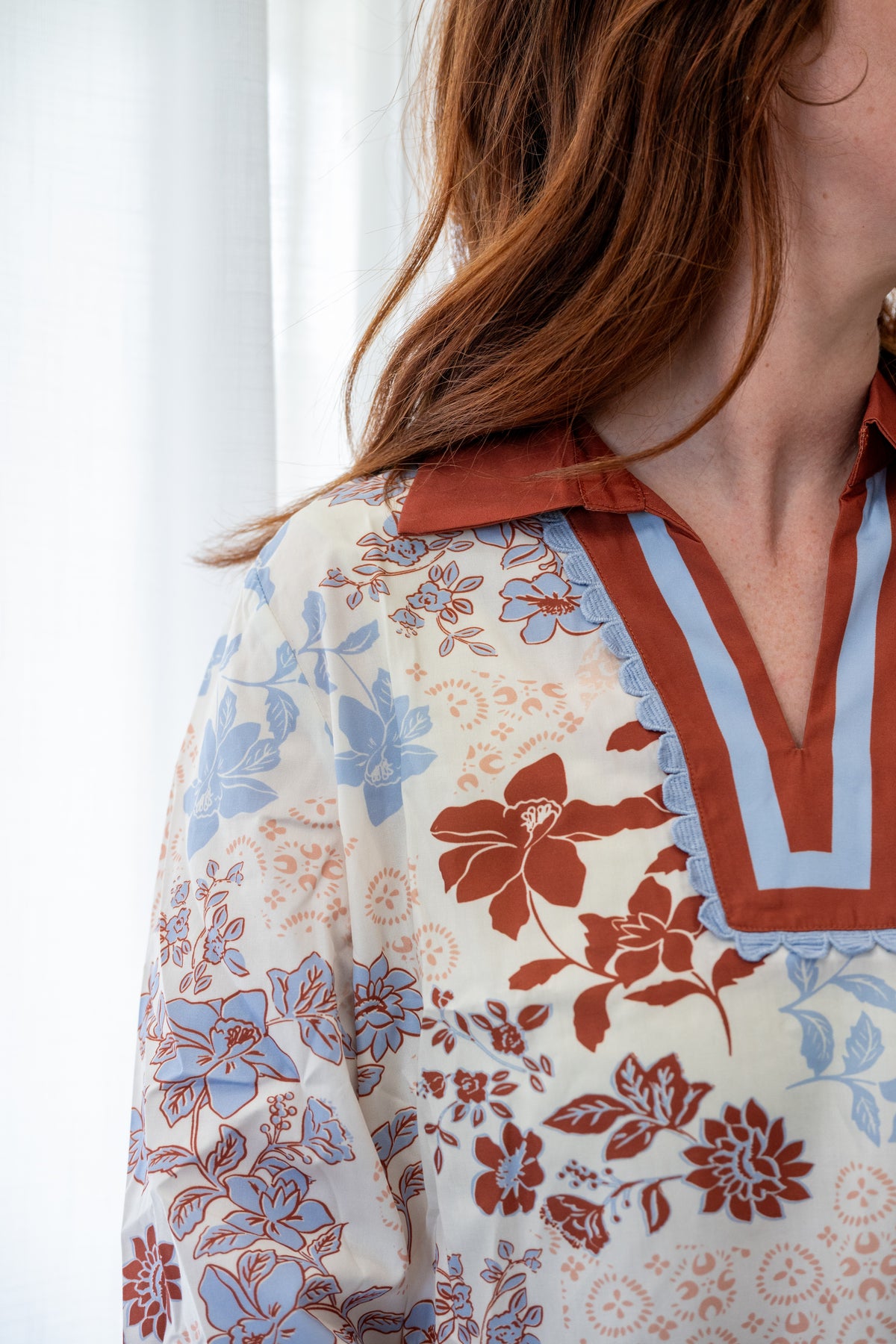 Sunday Best Floral Blouse