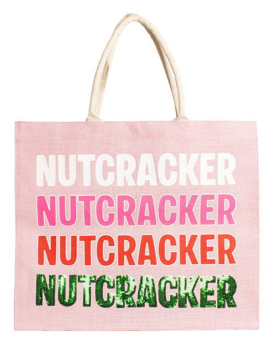 Nutcracker Sequin Carryall Tote