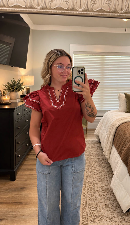 Clay & Charm Top