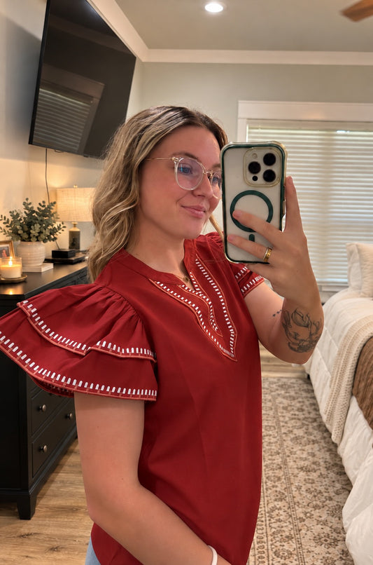 Clay & Charm Top